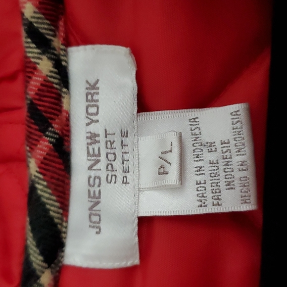 90s Jones New York Flannel Vest - Picture 2 of 6